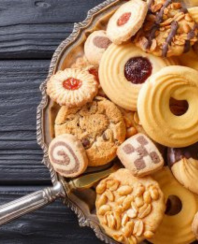 Biscotti e alimenti per la colazione