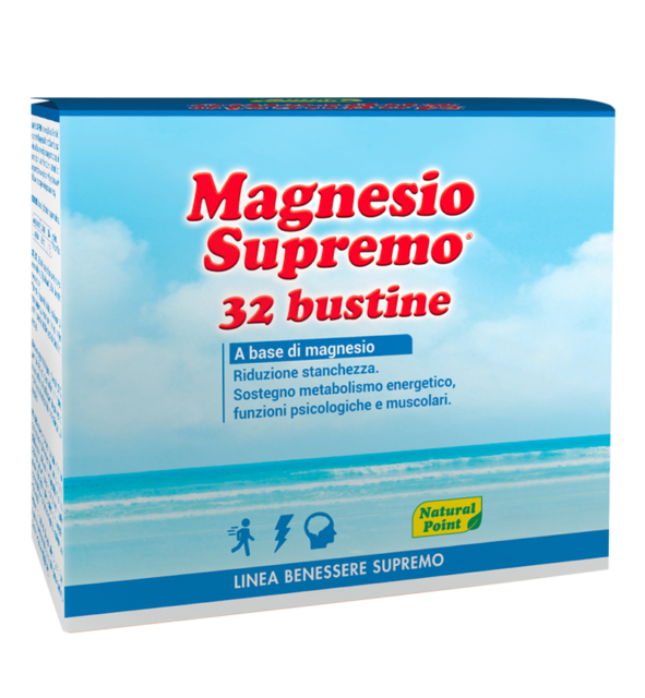 Magnesio Supremo in polvere (32 bustine) La Bottega Giù al Nord